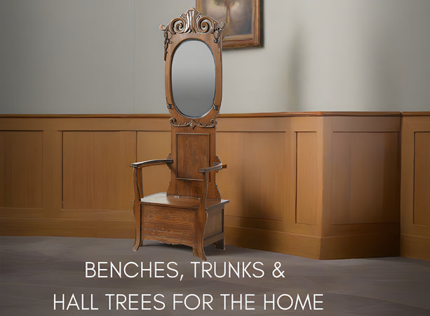 Benches, Trunks, and Hall Trees for the Home