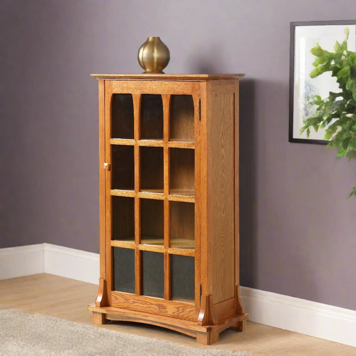 Preorder Mission Solid Oak Display Bookcase (2 Colors Available)