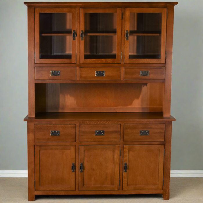 Preorder Mission 6 Door & 6 Drawer China Cabinet - Michael's Cherry - 59"