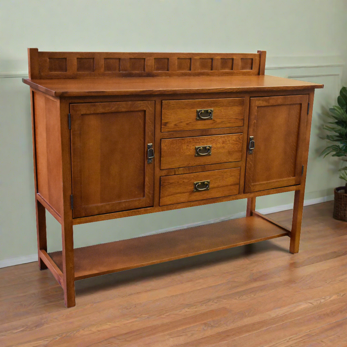 Mission Turner Sideboard with 3 Drawers and 2 Doors - Michael's Cherry (MC-A) - 58"