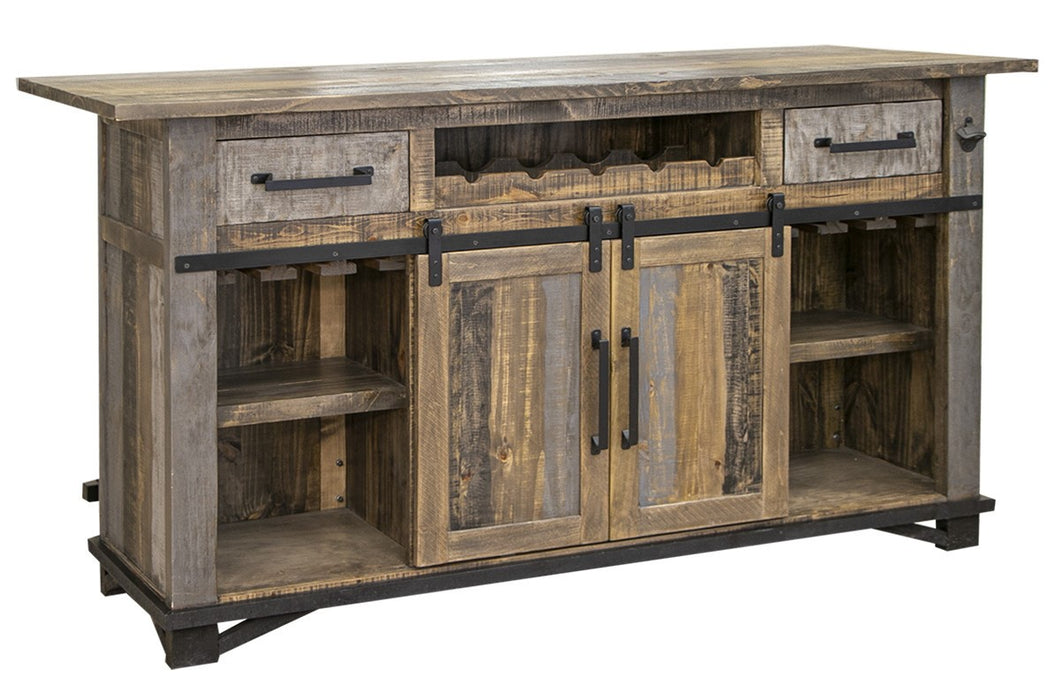 Greenview Loft Rustic Modern 76" Bar Counter - (Options available)