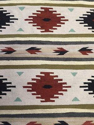 Kil10 3 x 5 Oriental rug / kilim rug - Crafters and Weavers