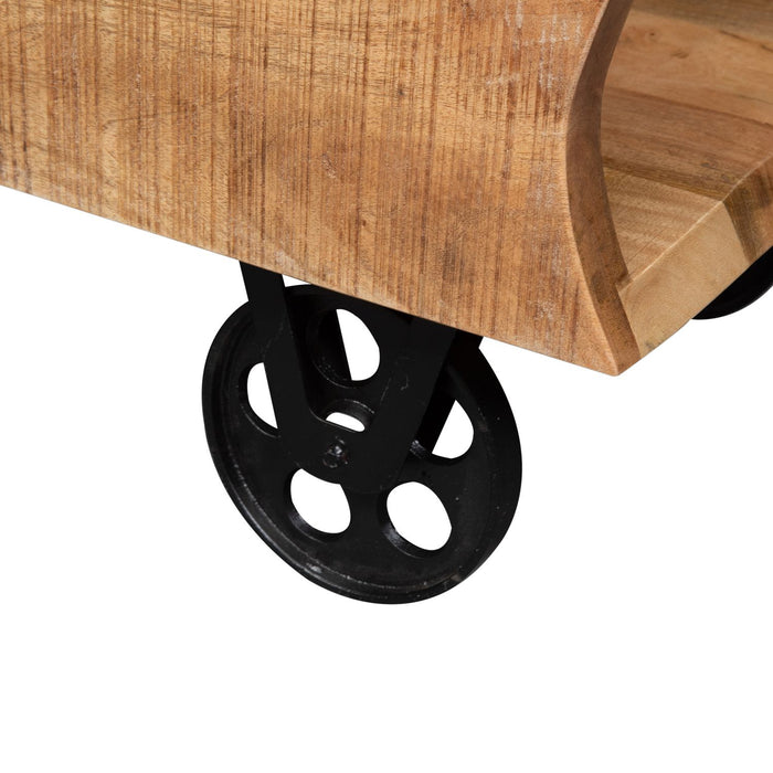 Carroca Solid Wood Bar Trolley