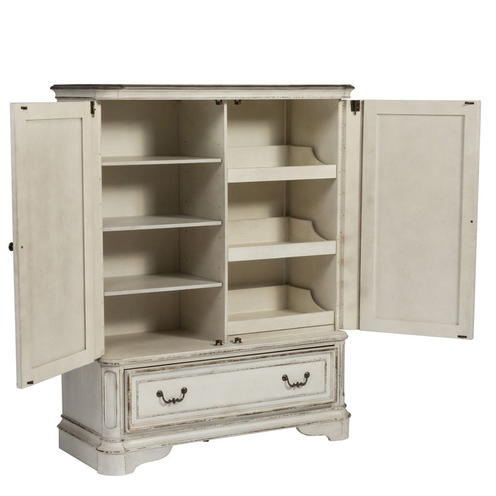 Artemis Gentleman's Chest / Cabinet / Dresser in Antique White