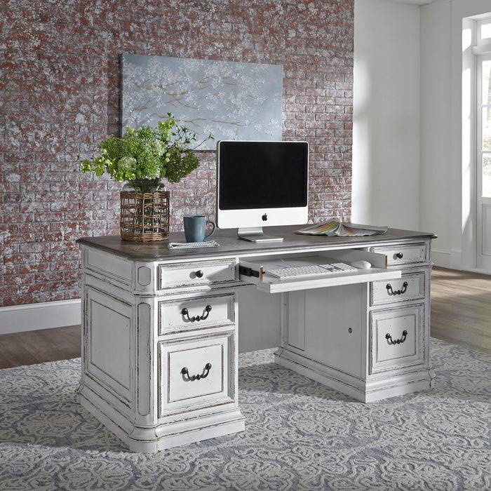 Artemis Executive Desk in Antique White