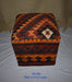 One of a Kind Kilim Rug Pouf Ottoman foot stool - #266 - Crafters and Weavers
