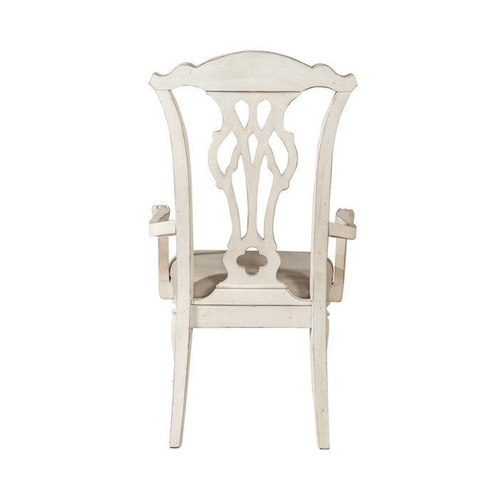 Chateau Splat Back Dining Chair in White Finish