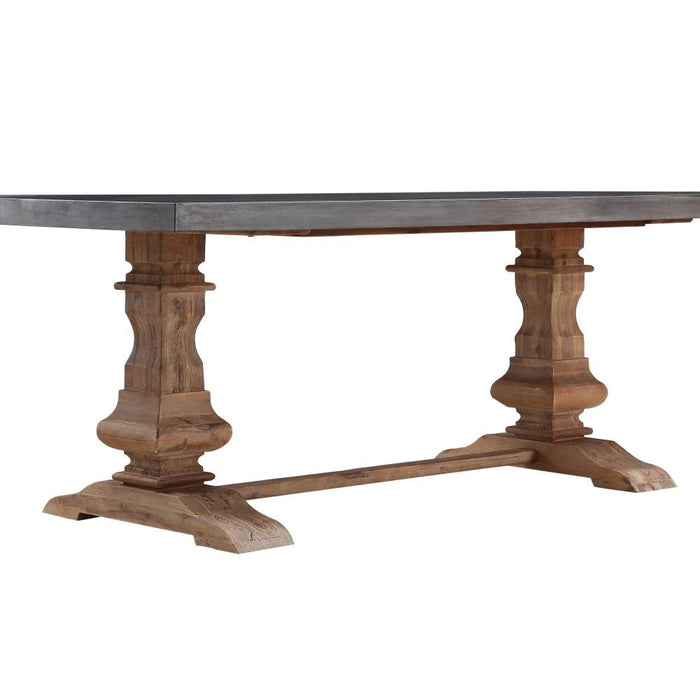 Augustine Rustic Modern Table - Crafters and Weavers