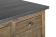 Barlow Display Kitchen Island - Crafters and Weavers