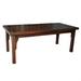 Mission Style Oak Stow Leaf Dining Table (2 Colors Available) - Crafters and Weavers