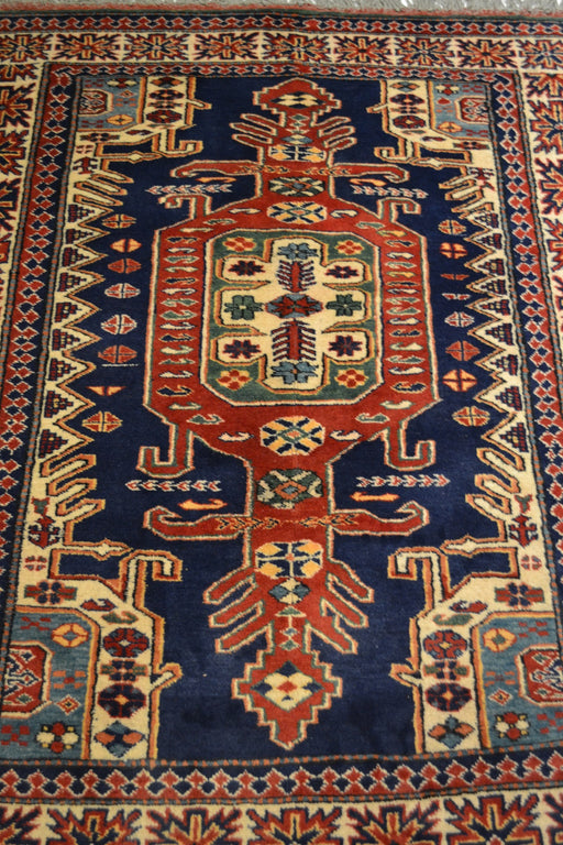 rug3622 3.10 x 4.7 Kazak Rug - Crafters and Weavers