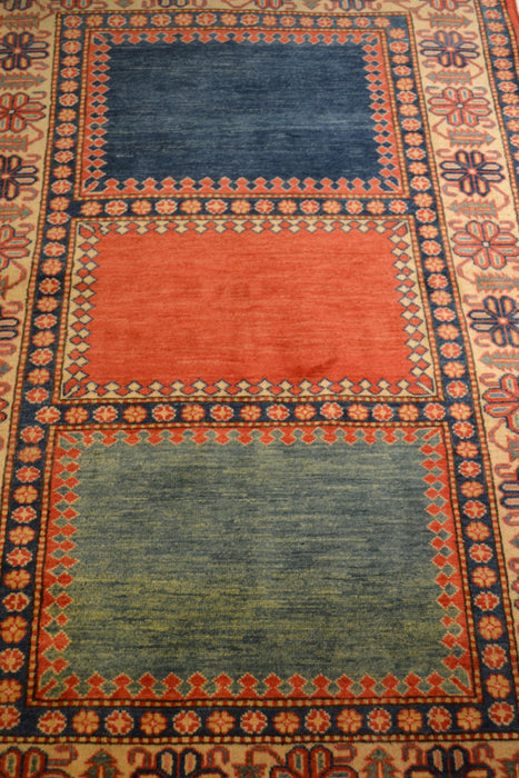 rugC1014 3.9 x 5.7 Kazak Rug - Crafters and Weavers