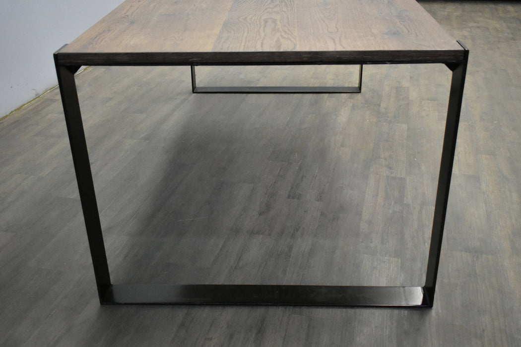 Ashland Mod Dining Table - Oak & Metal - Crafters and Weavers