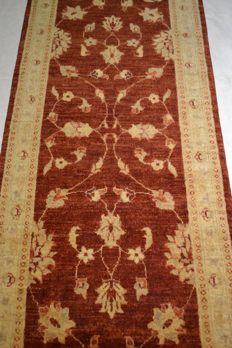 Rug2636 2.7x10.3 Peshawar - Crafters and Weavers