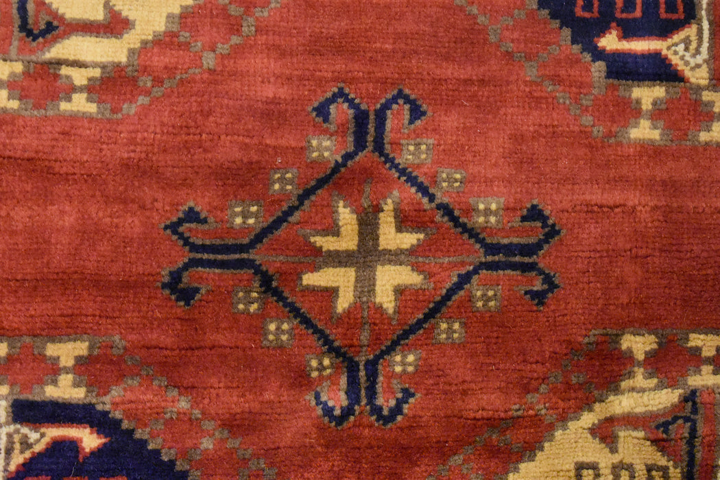 Tribal Afghan Fielpa Oriental Rug 5'2" x 7'0" - Crafters and Weavers