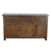 Mission Solid Oak 3 Drawer 3 Door Sideboard - Walnut (AW) - 59" - Crafters and Weavers