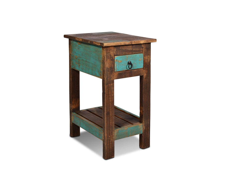 La Boca Blue Side Table - Crafters and Weavers