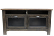 Emerson 60" TV Stand - Distressed Black - Crafters and Weavers
