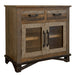 Greenview Loft Rustic Modern Entry Cabinet - Crafters and Weavers