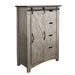 Greenview Barn Door Dresser / Chest - Gray - Crafters and Weavers