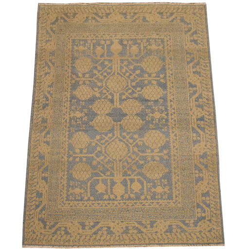 Khotan Oriental Rug  4"1" x 6'0" - Crafters and Weavers