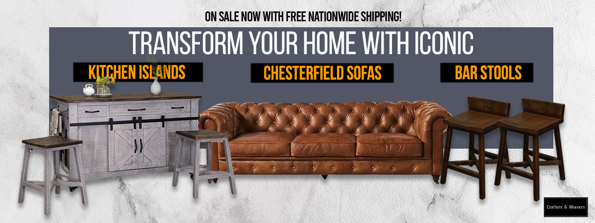 Transform Your Home with Iconic Sofas, Bar Stools & Kitchen Islands