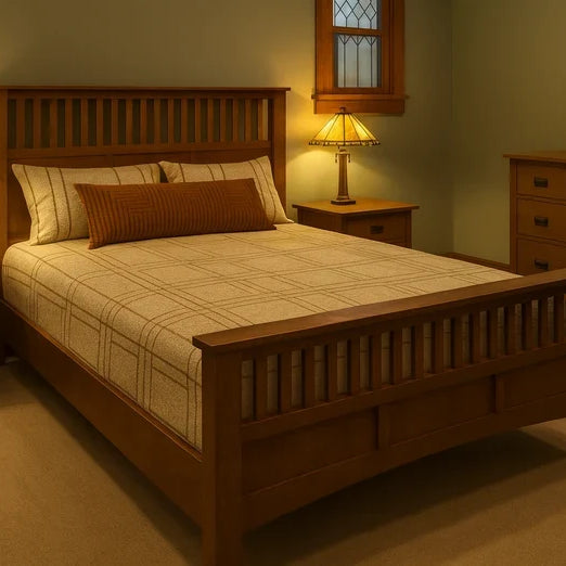 Timeless Elegance: Why the Mission Style Quarter Sawn Oak Bed is a Bedroom Masterpiece