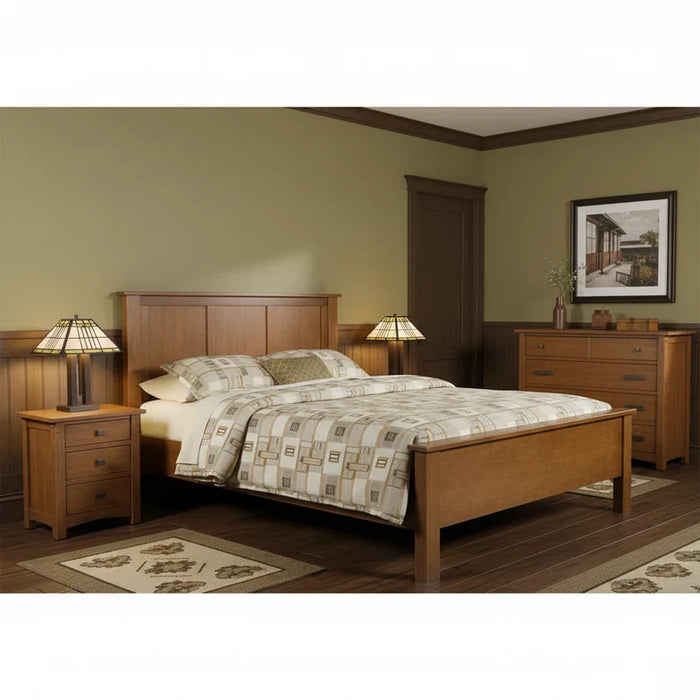 Elevating Your Bedroom Sanctuary: The Mission Oak Panel Bed in Michael’s Cherry