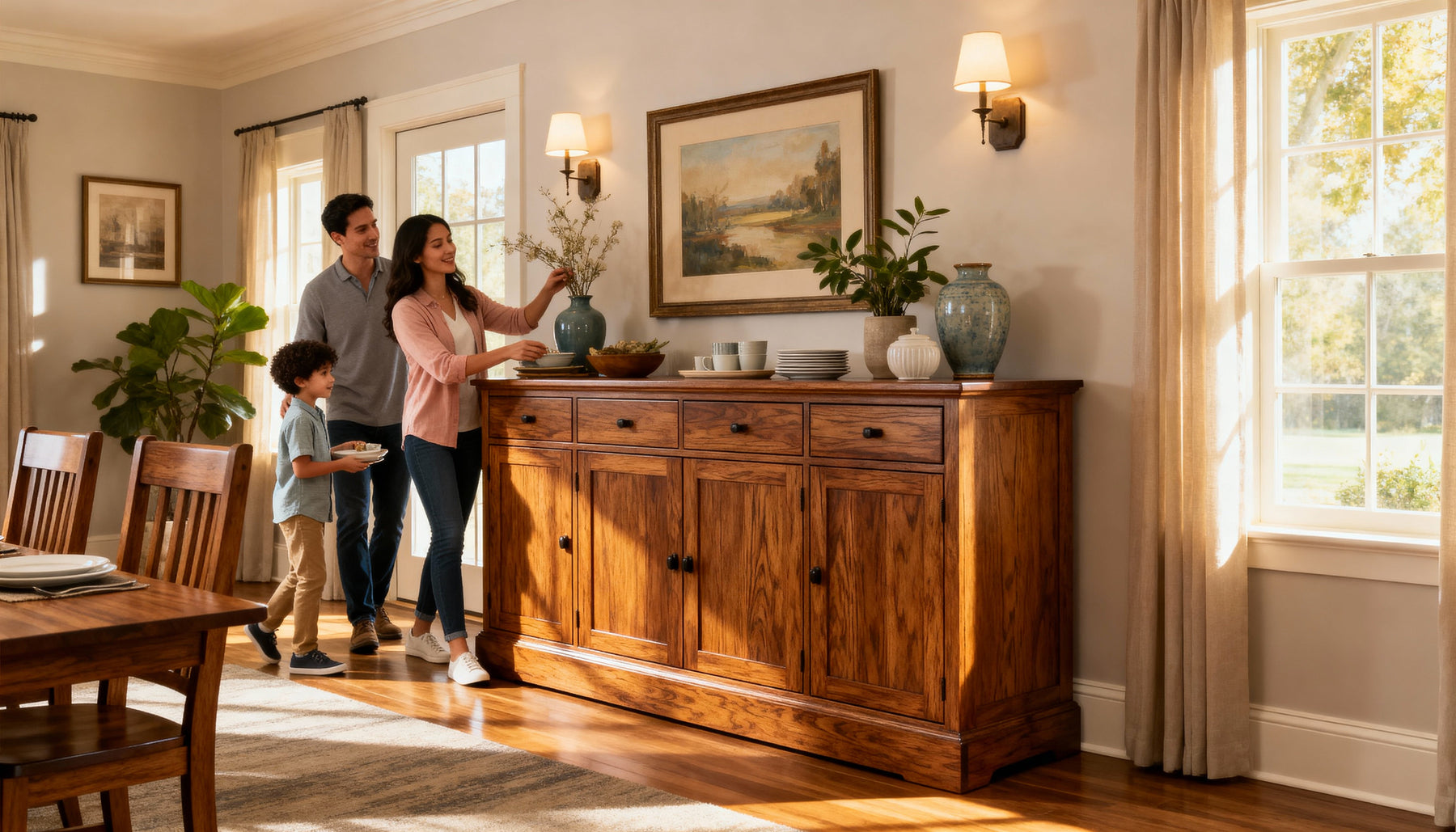 Why Solid Wood Matters When Choosing a Mission Style Sideboard in the USA