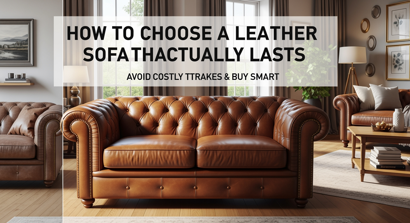 How to Choose a Leather Sofa That Actually Lasts (Avoid These Costly Mistakes)