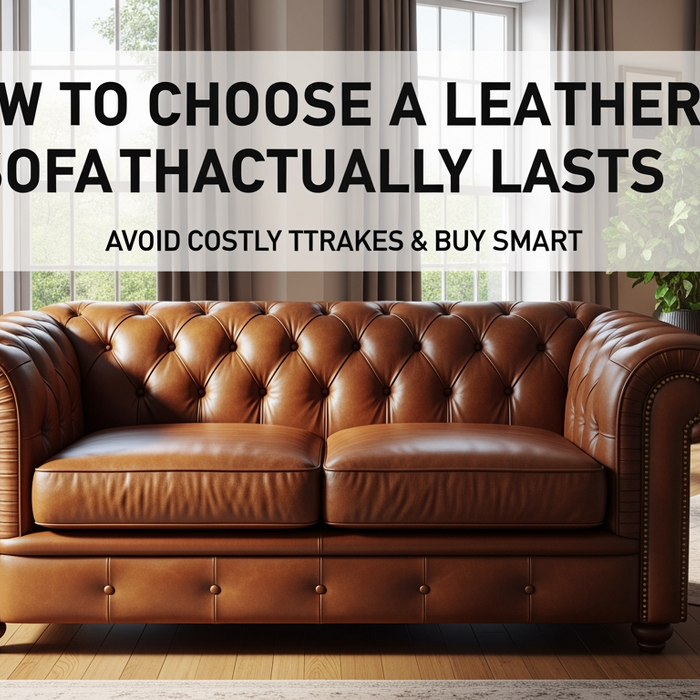How to Choose a Leather Sofa That Actually Lasts (Avoid These Costly Mistakes)