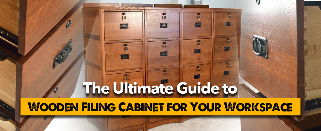 Wooden Filing Cabinet-Durable-Stylish-Practical — Crafters and Weavers