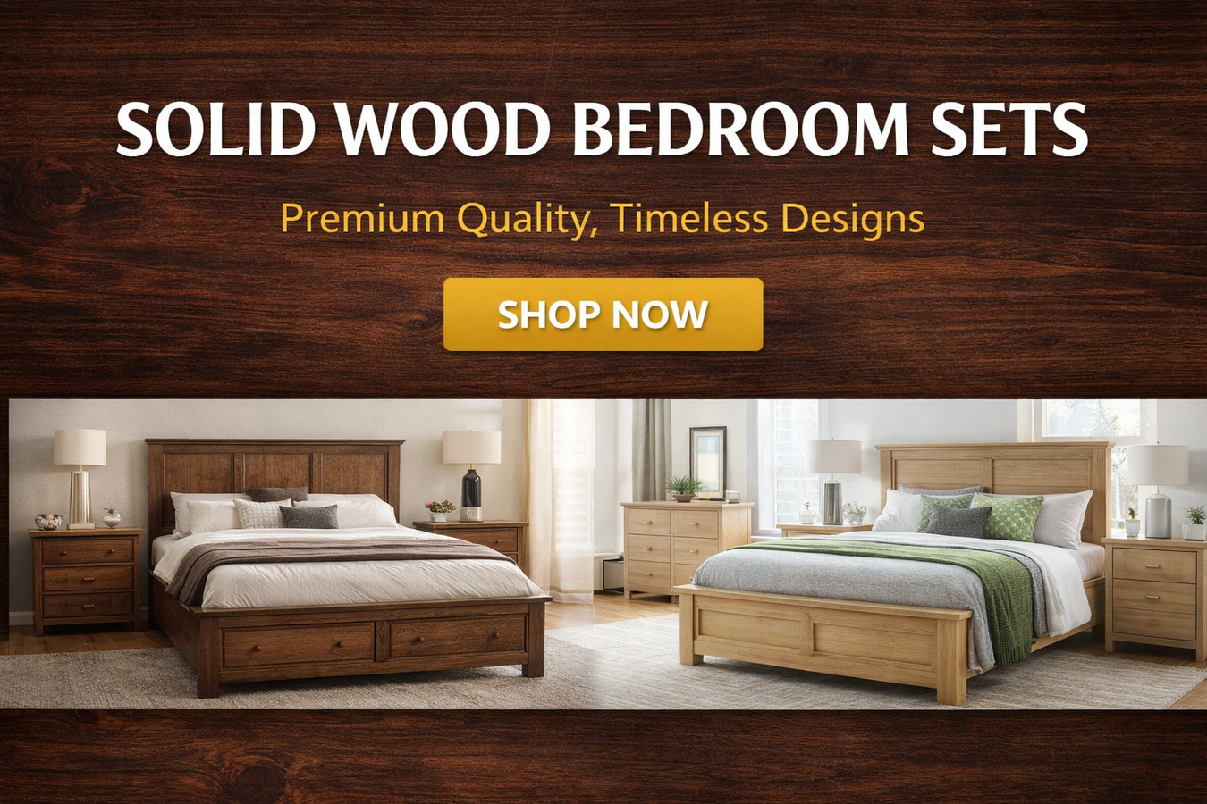 Solid Wood Bedroom Sets