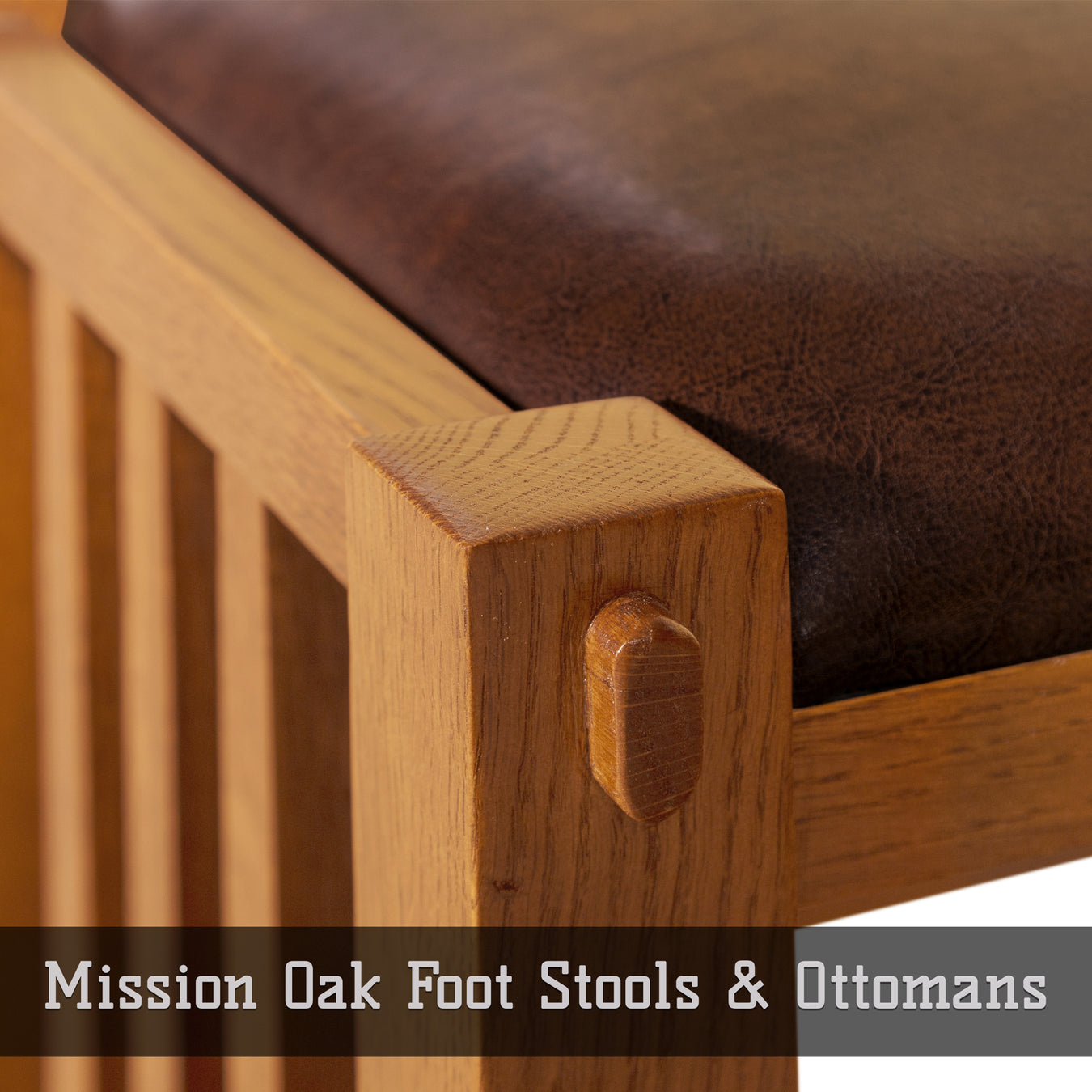 Mission Oak Foot Stools & Ottomans