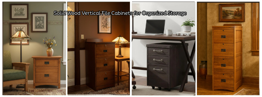 Shop Solid Wood Vertical File Cabinets for Organized Storage