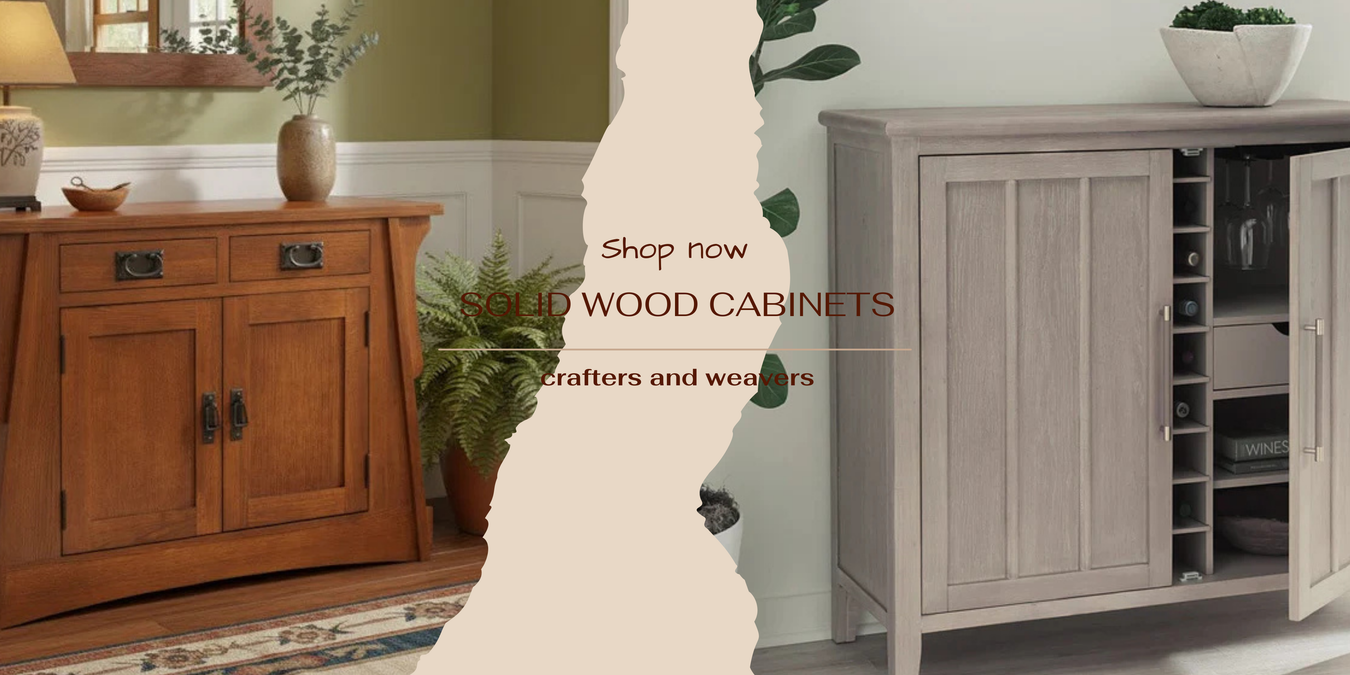 Solid Wood Cabinets By Crafters & Weavers