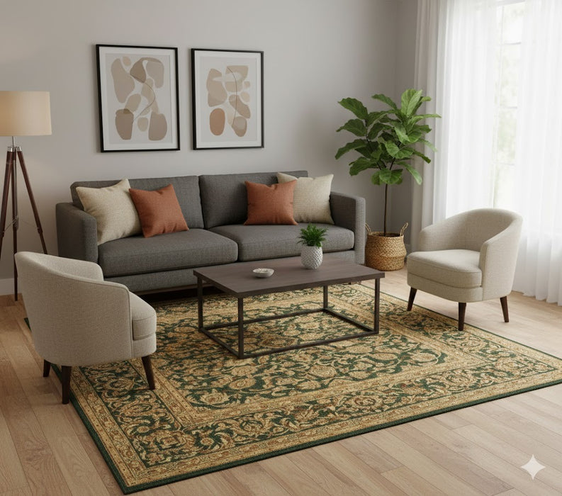 Sultanabad 100% wool Hand Made Rug - size 7' 9"x 9' 9"  (P)