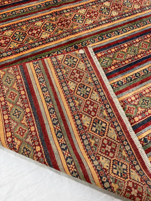 Hand-Knotted Vegetable Dye Bakhtiar Rug from Pakistan,  8' x 10'