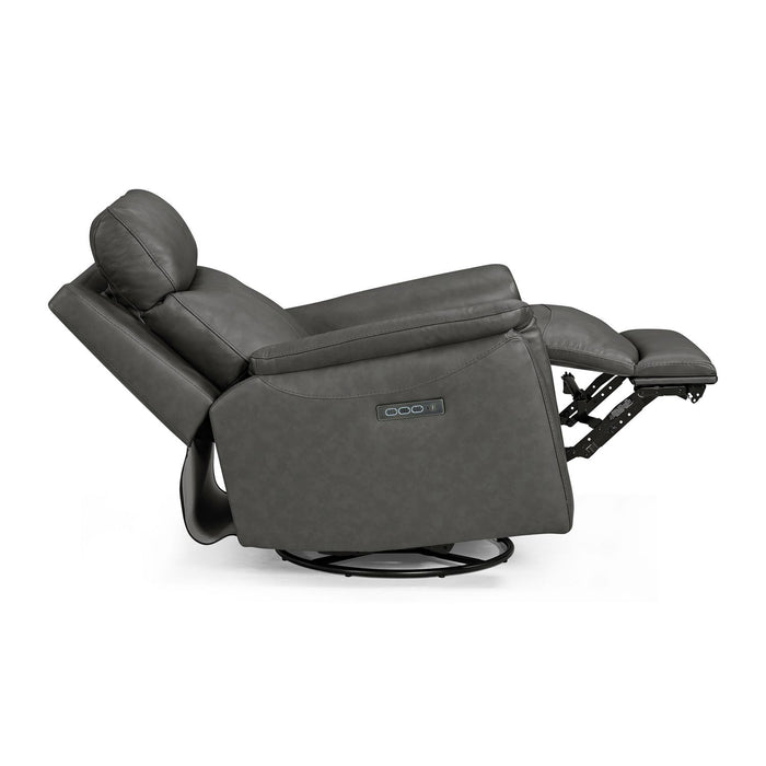 Opus CollectionPower Leather Recliner Chair with Swivel Glide