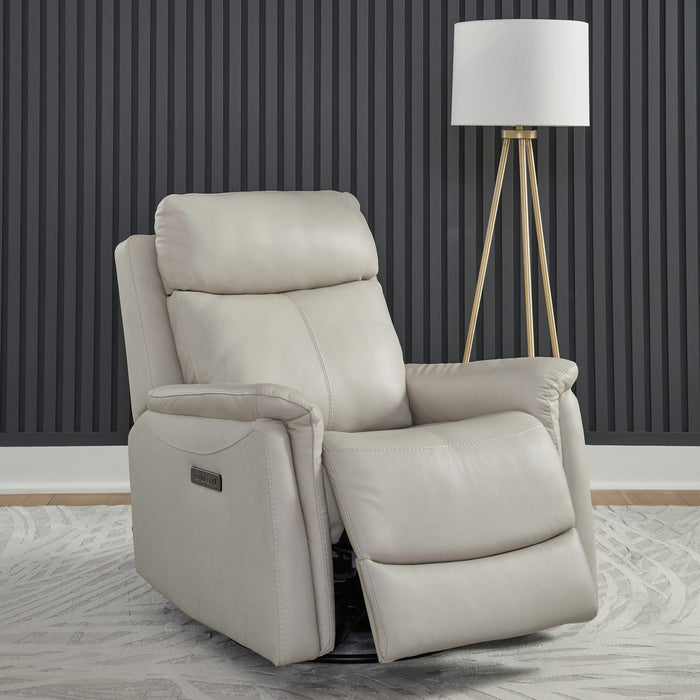 Opus CollectionPower Leather Recliner Chair with Swivel Glide