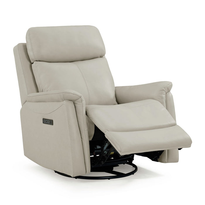Opus CollectionPower Leather Recliner Chair with Swivel Glide