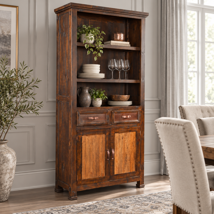 Elements Collection Copper China Cabinet