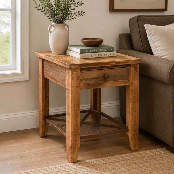 Bayshore Loft 1 Drawer End Table