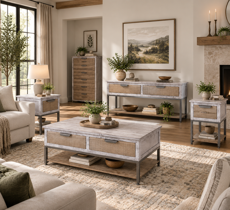 *NEW! Amelia 4 Drawer Coffee Table