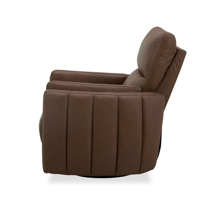 Prestige Collection Triple Power Leather Swivel Recliner Chair