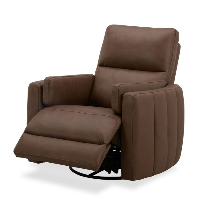Prestige Collection Triple Power Leather Swivel Recliner Chair