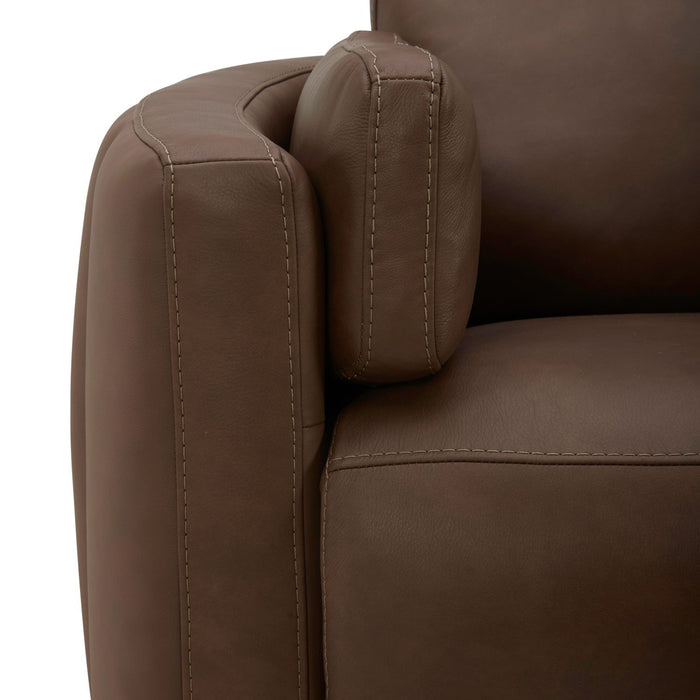 Prestige Collection Triple Power Leather Swivel Recliner Chair