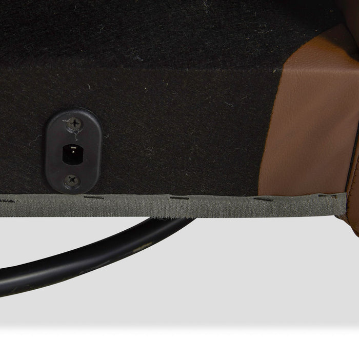 Prestige Collection Triple Power Leather Swivel Recliner Chair