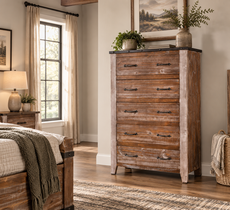 Addison Loft 5 Drawer Dresser