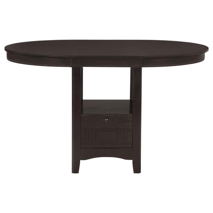Wexford Modern Light Chestnut Two-Tone 5-Piece Counter Height Table & Chair Set